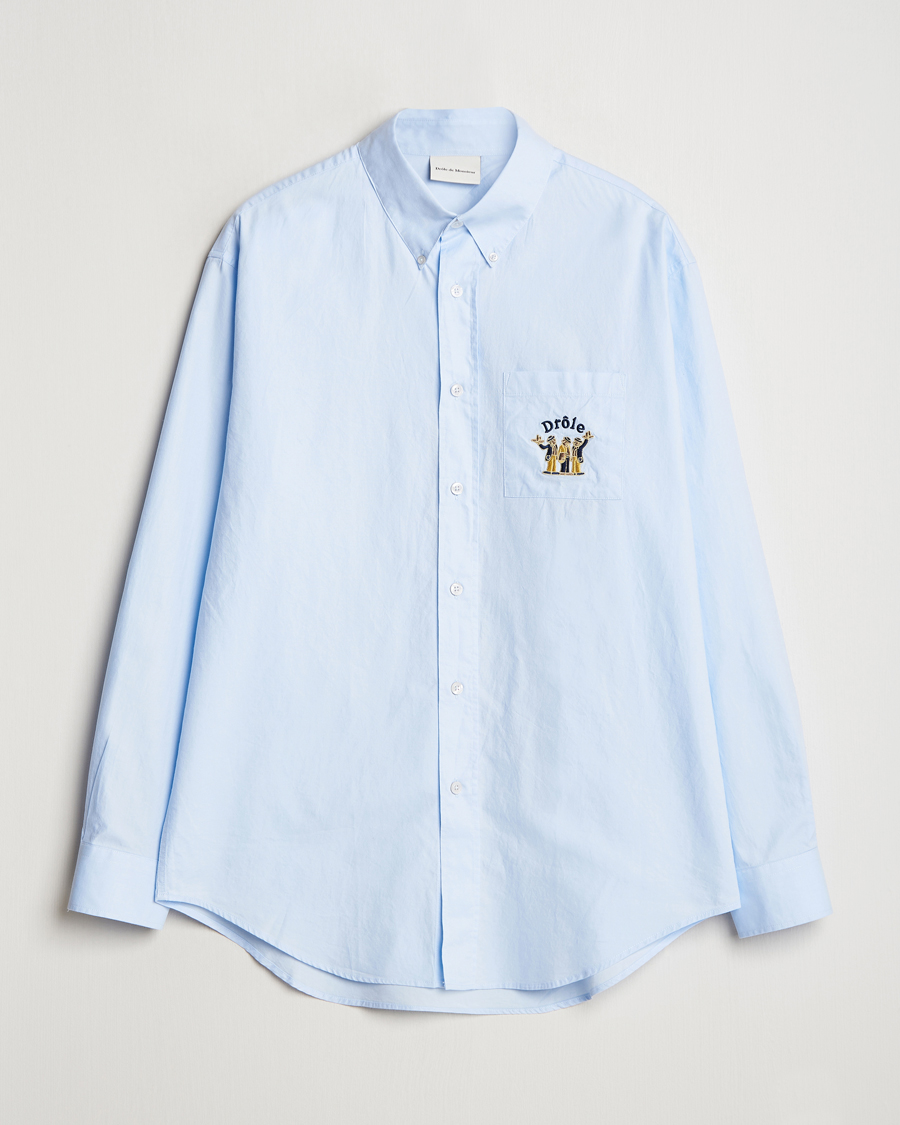 Homme | Chemises | Drôle de Monsieur | Oxford Shirt Light Blue