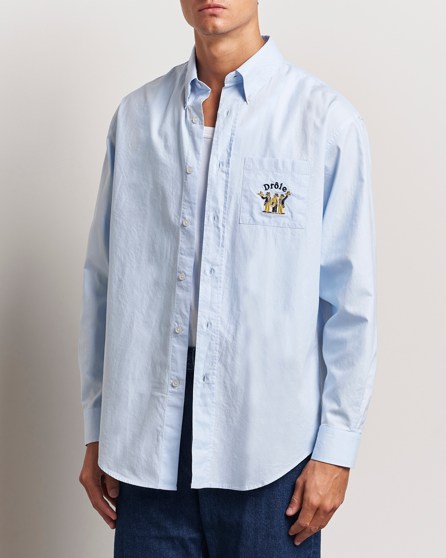 Homme | Chemises | Drôle de Monsieur | Oxford Shirt Light Blue