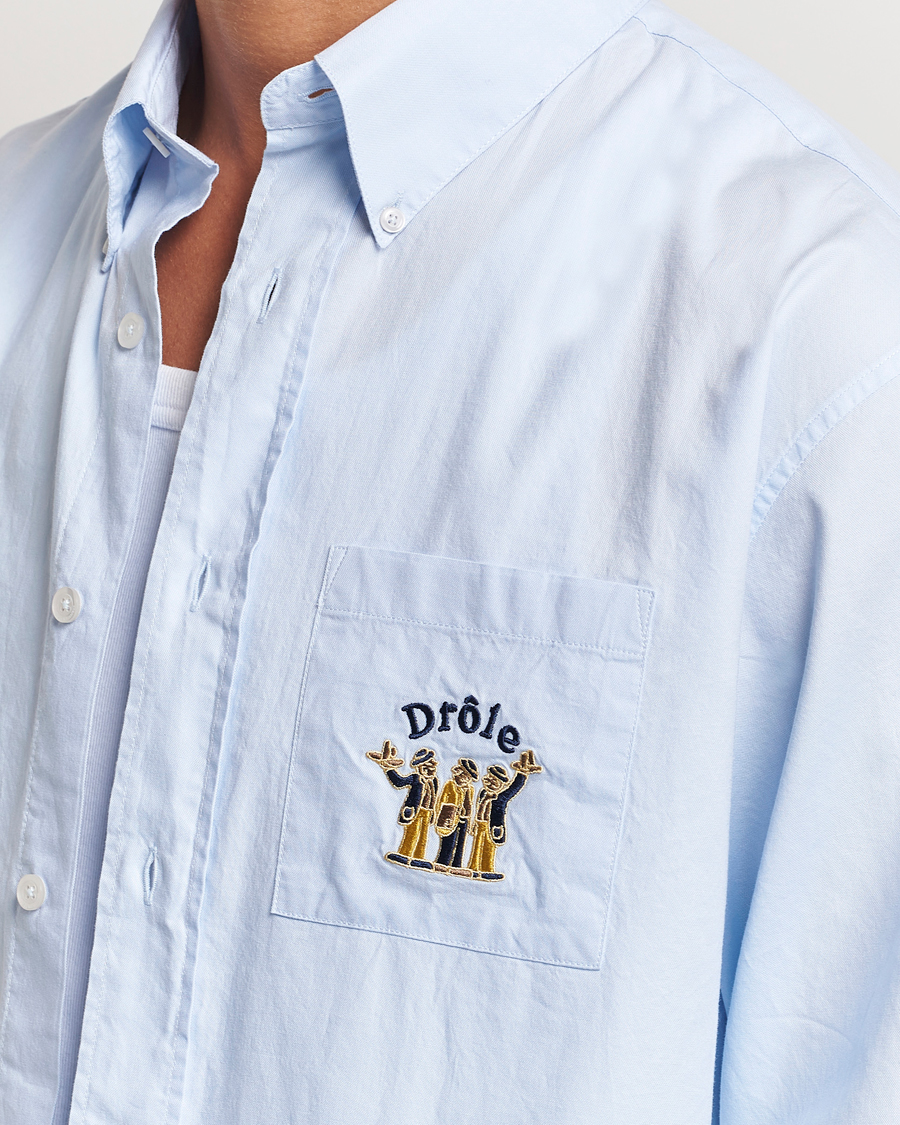 Homme | Chemises | Drôle de Monsieur | Oxford Shirt Light Blue