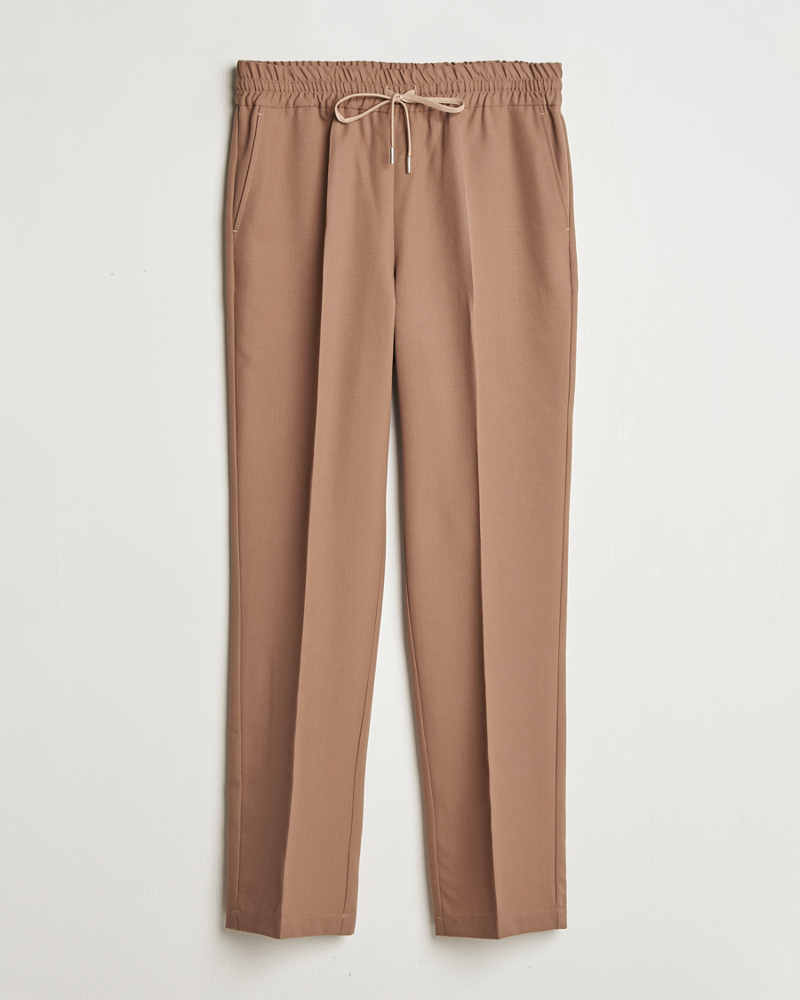 Homme | Pantalons | Drôle de Monsieur | Drawstring Trousers Brown