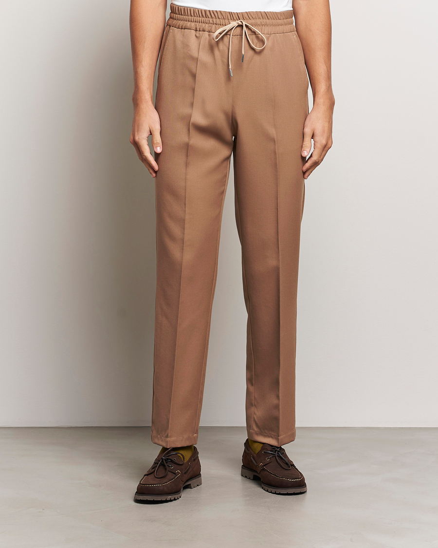 Homme | Pantalons | Drôle de Monsieur | Drawstring Trousers Brown
