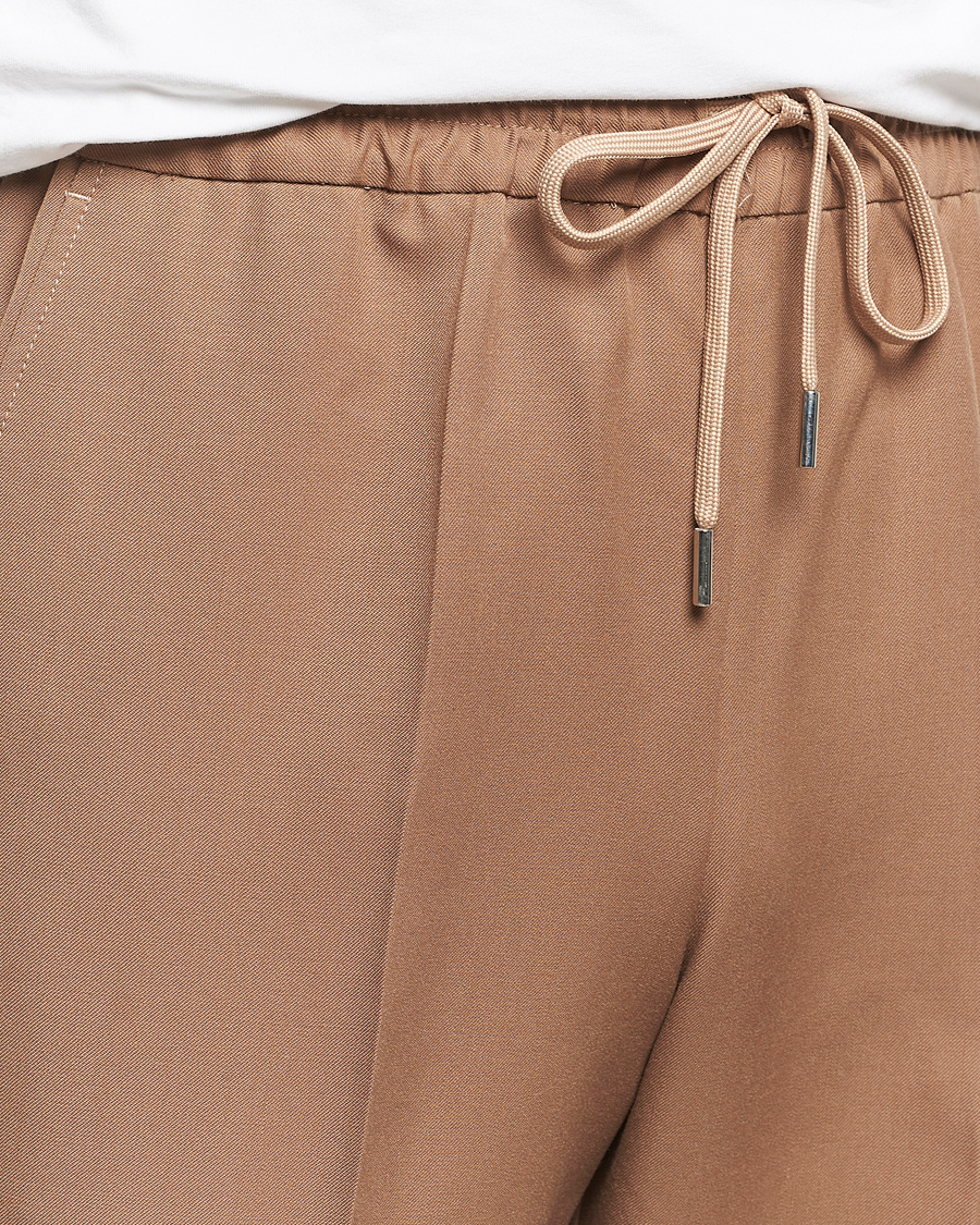 Homme | Pantalons | Drôle de Monsieur | Drawstring Trousers Brown
