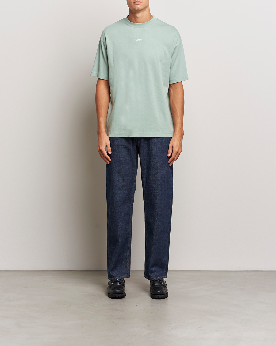 Homme | T-shirts | Drôle de Monsieur | Classic Slogan T-Shirt Water Green