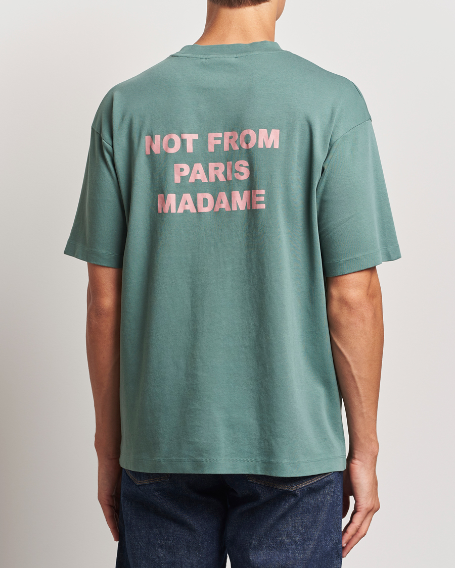 Homme | T-shirts | Drôle de Monsieur | Slogan T-Shirt Dark Green
