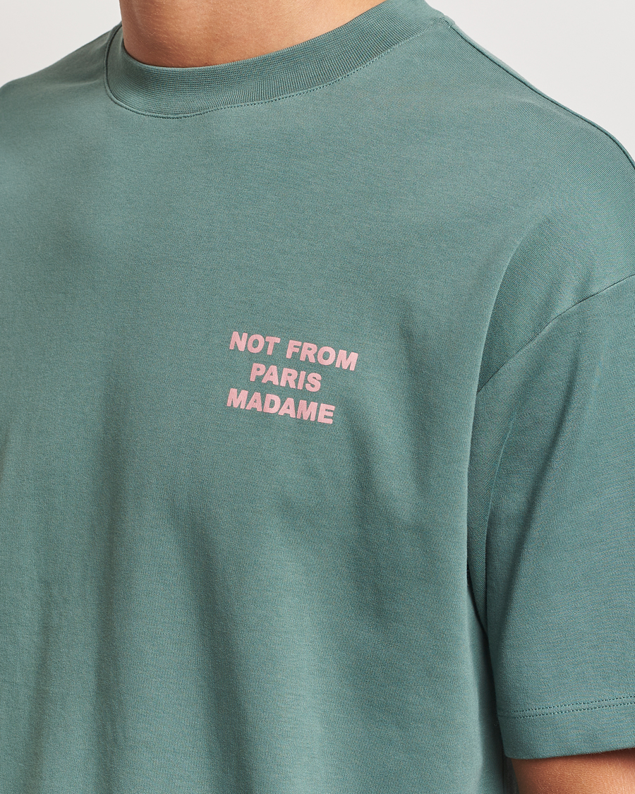 Homme | T-shirts | Drôle de Monsieur | Slogan T-Shirt Dark Green