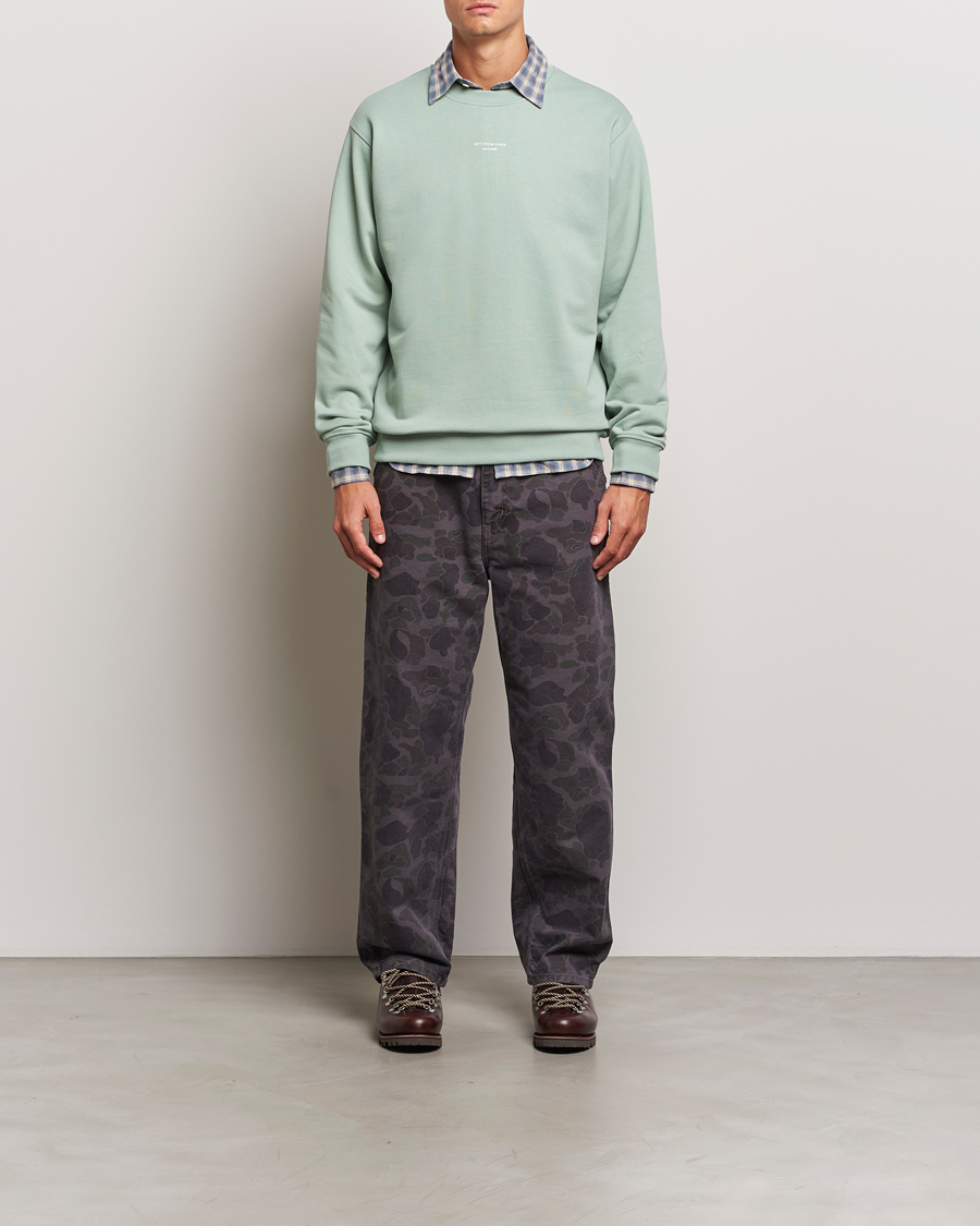 Homme | Pulls Et Tricots | Drôle de Monsieur | Classic Slogan Sweatshirt Water Green