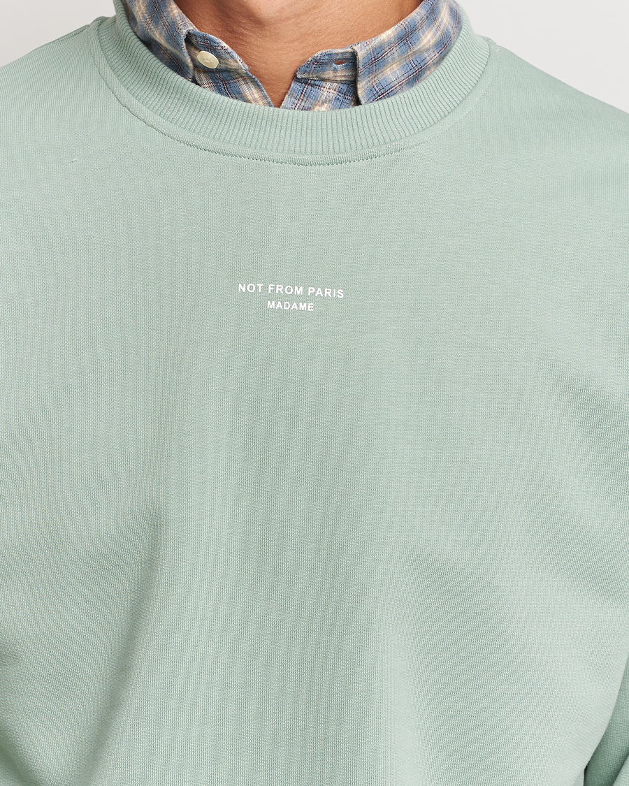 Homme | Pulls Et Tricots | Drôle de Monsieur | Classic Slogan Sweatshirt Water Green