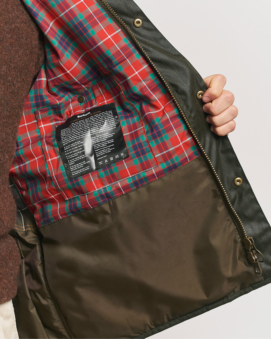 Homme | Manteaux Et Vestes | Baracuta | x Barbour Wax Gilet Olive