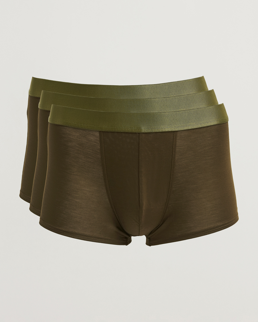 Homme | Sous-Vêtements Et Chaussettes | CDLP | 3-Pack Boxer Trunk Olive Green