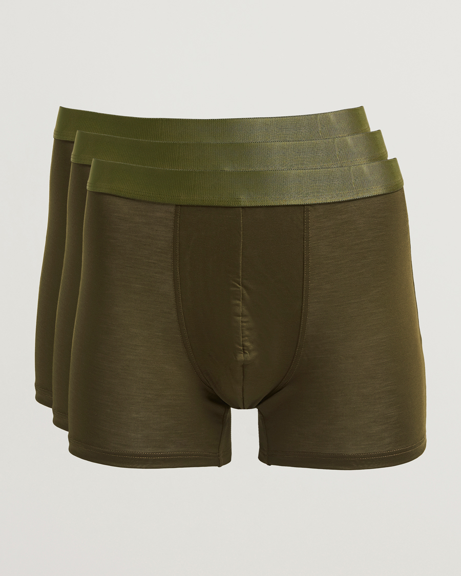 Homme | Sous-Vêtements Et Chaussettes | CDLP | 3-Pack Boxer Briefs Olive Green