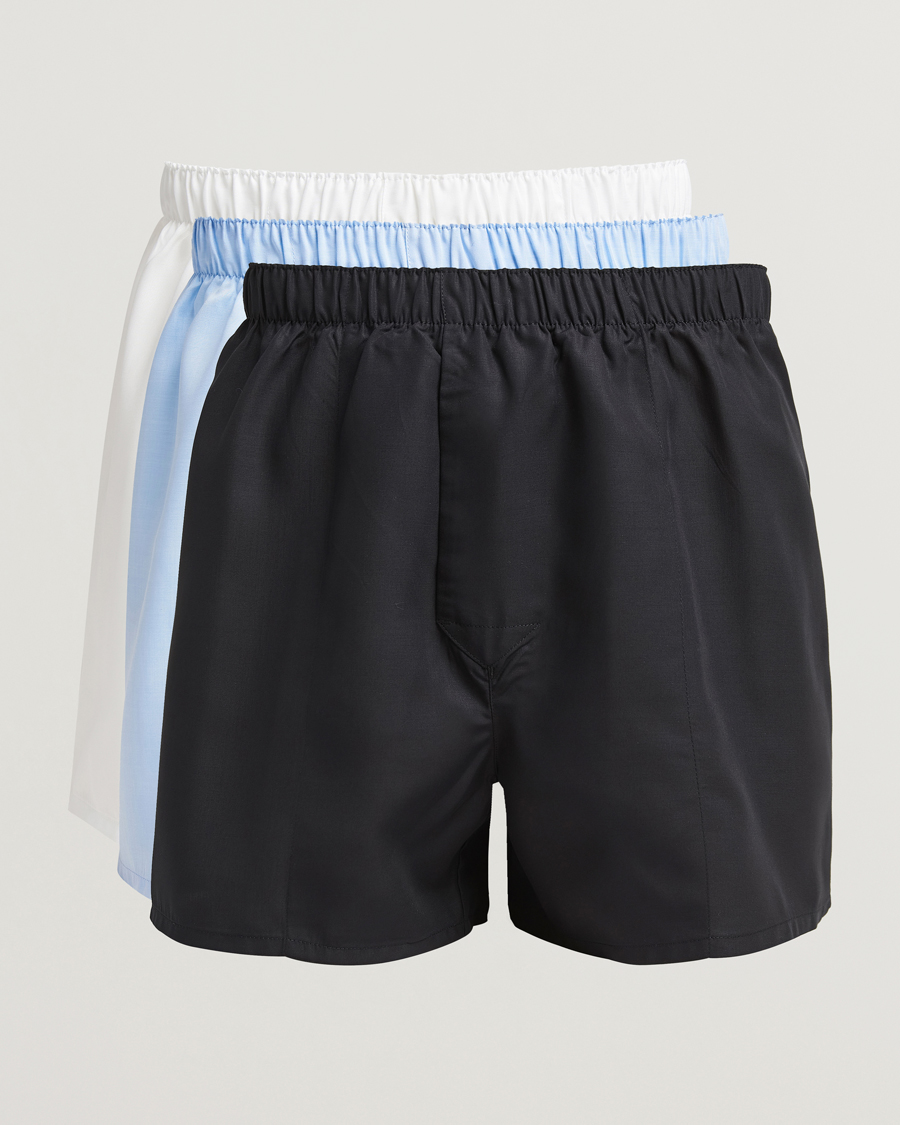 Homme | Sous-Vêtements Et Chaussettes | CDLP | 3-Pack Boxer Shorts Classic Black/White/Sky Blue