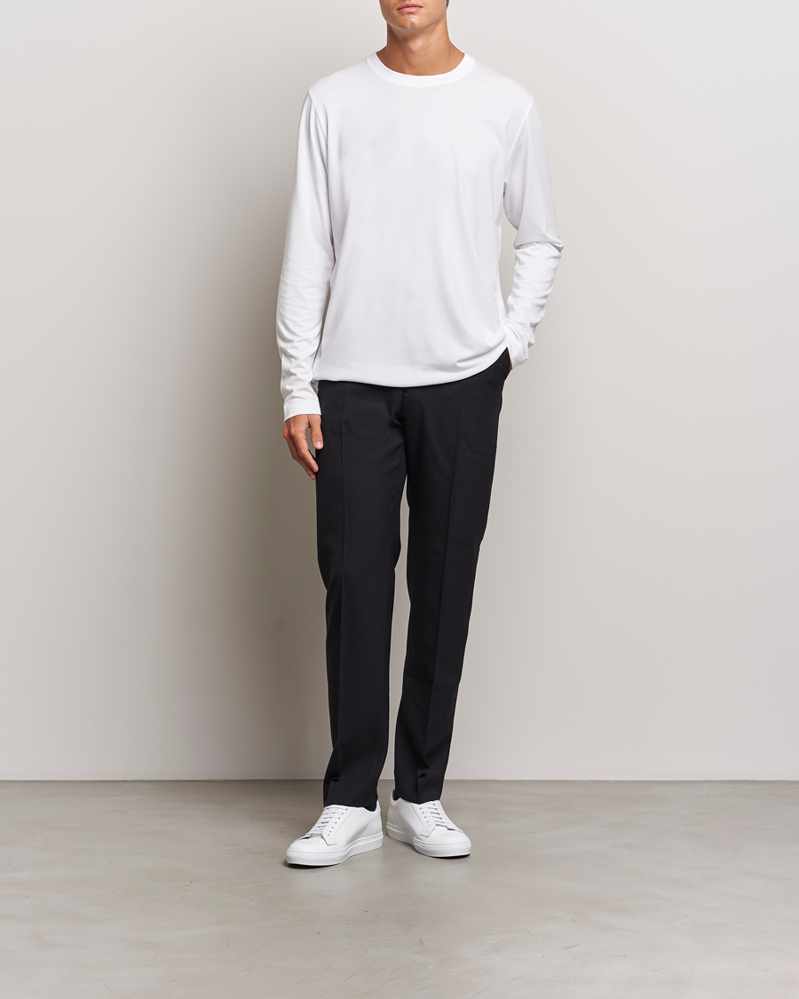 Homme | T-shirts | CDLP | Midweight Long Sleeve T-Shirt White