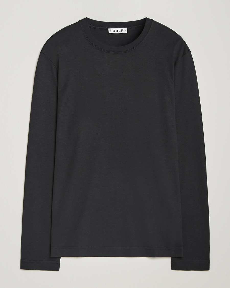 Homme | T-shirts | CDLP | Midweight Long Sleeve T-Shirt Black