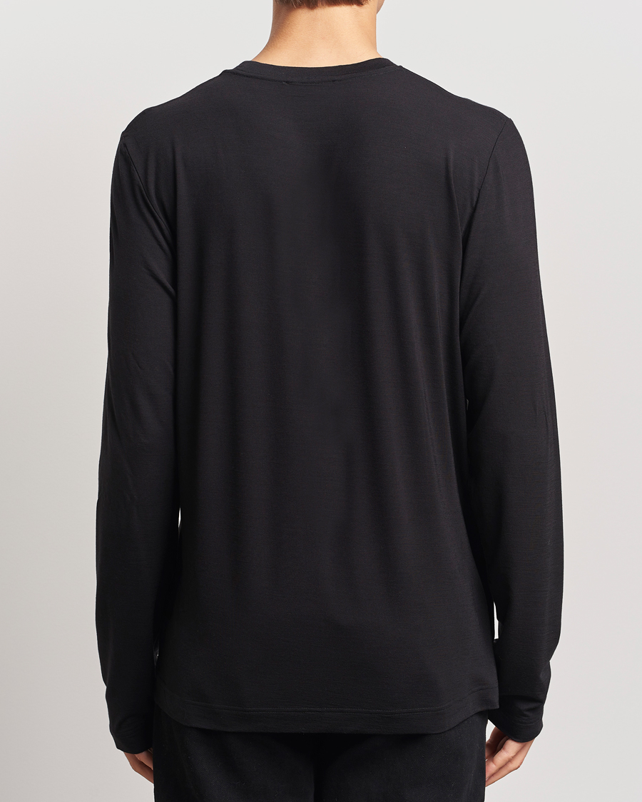 Homme | T-shirts | CDLP | Wool Long Sleeve T-Shirt Black