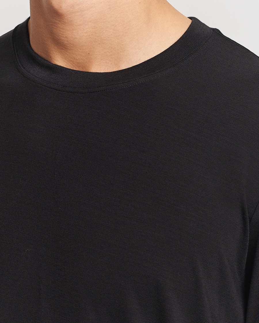 Homme | T-shirts | CDLP | Wool Long Sleeve T-Shirt Black