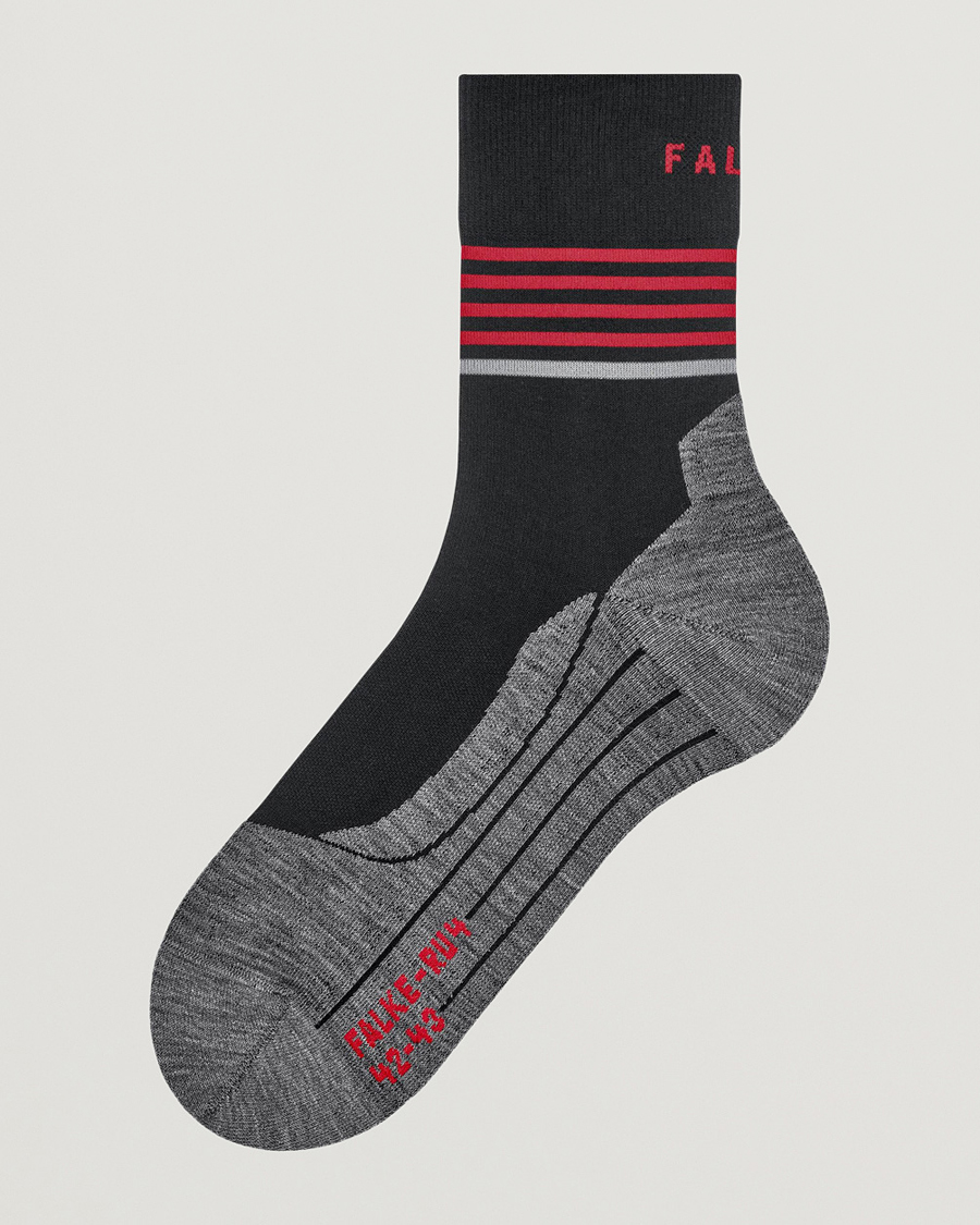 Homme | Sous-Vêtements Et Chaussettes | Falke Sport | RU4 Endurance Reflect Running Socks Black