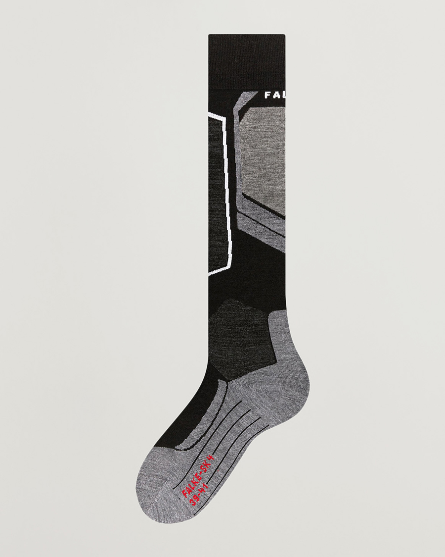 Homme | Sous-Vêtements Et Chaussettes | Falke Sport | SK4 Advanced Skiing Knee High Socks Black Mix