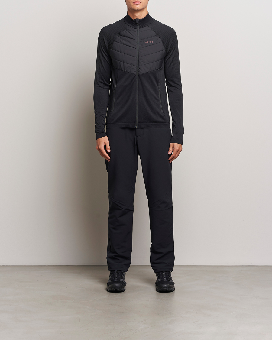 Homme | Pulls Et Tricots | Falke Sport | Running Jacket Black