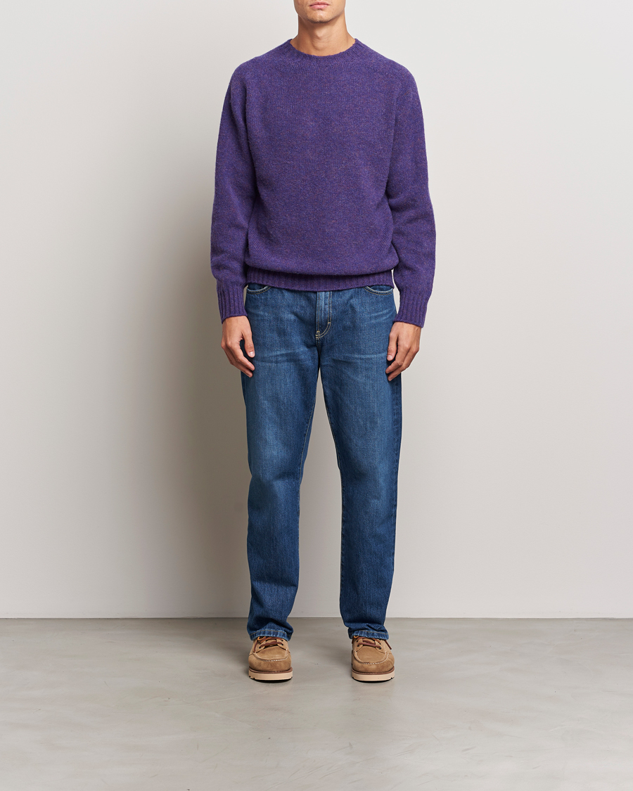 Homme | Pulls Et Tricots | Howlin' | Brushed Wool Sweater Lavender