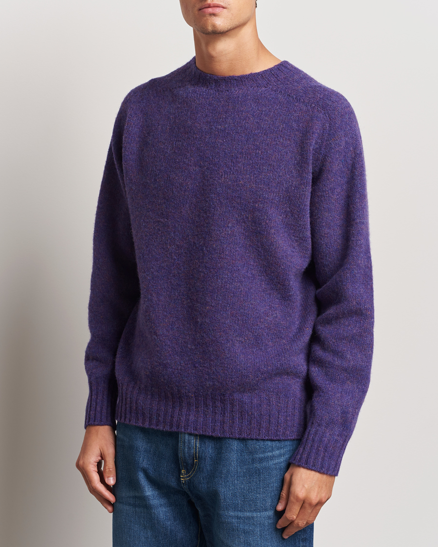 Homme | Pulls Et Tricots | Howlin' | Brushed Wool Sweater Lavender