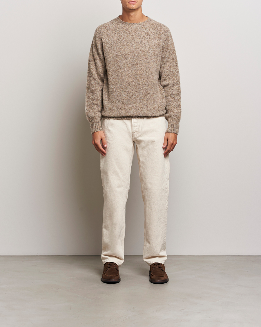 Homme | Pulls Et Tricots | Howlin' | Brushed Wool Sweater Mixed Shrooms