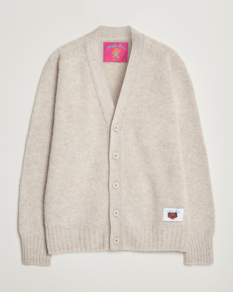 Homme | Pulls Et Tricots | Howlin' | Shaggy Bear Cardigan Cosmic Latte