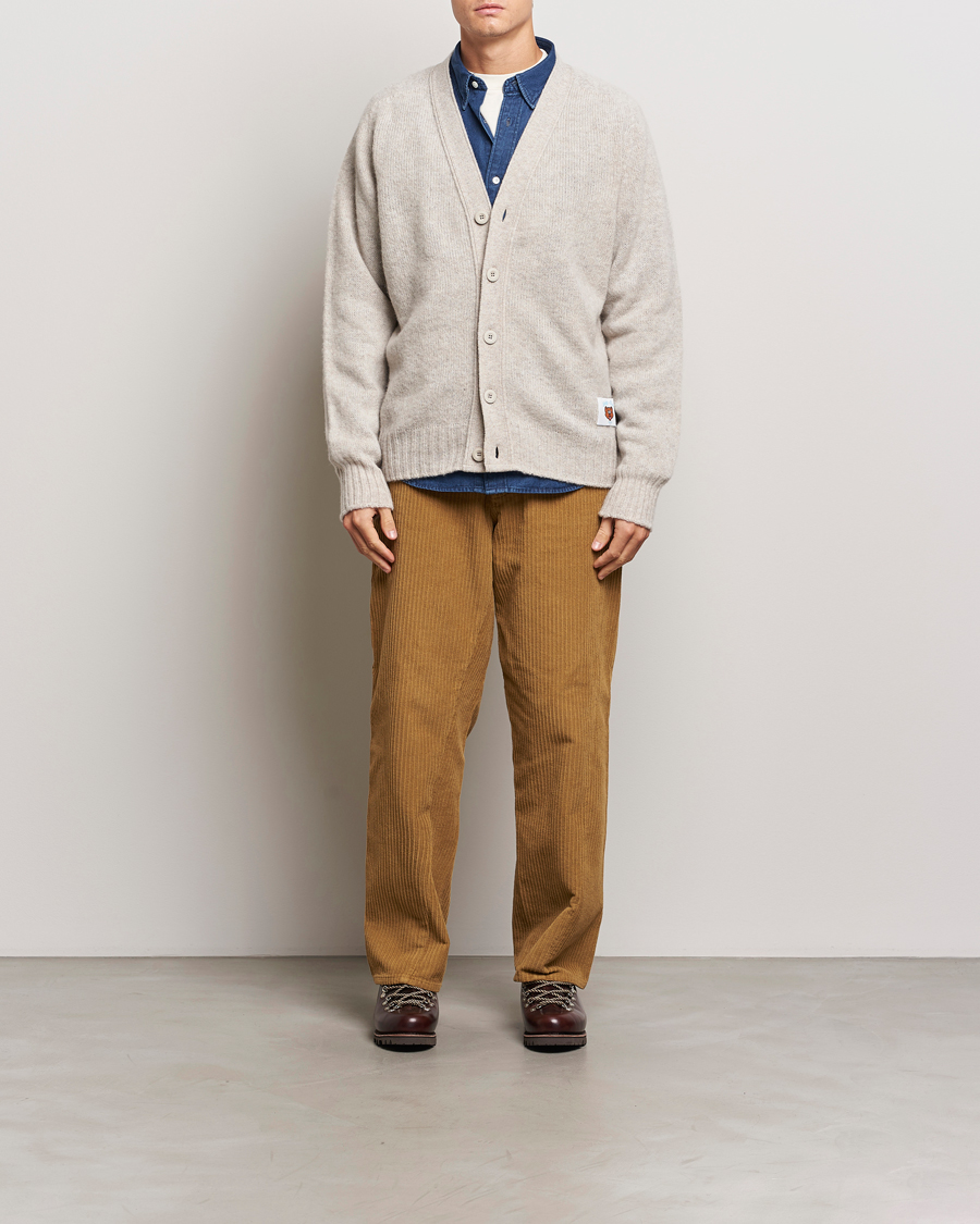 Homme | Pulls Et Tricots | Howlin' | Shaggy Bear Cardigan Cosmic Latte