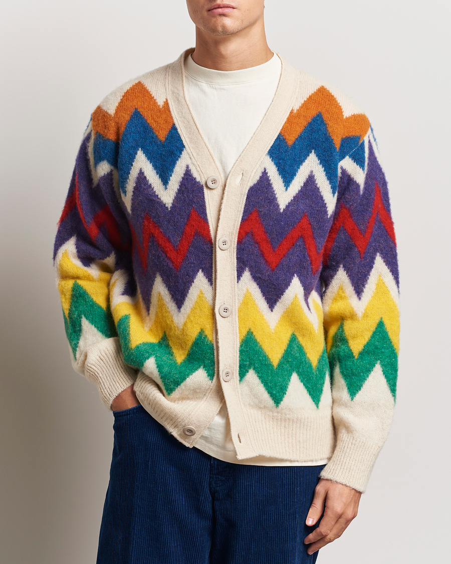 Homme | Pulls Et Tricots | Howlin' | Brushed Wool Cardigan Ecru