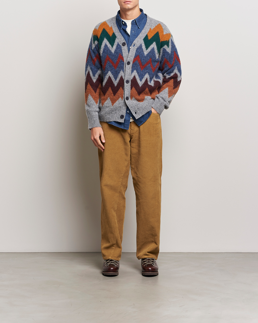 Homme | Pulls Et Tricots | Howlin' | Brushed Wool Cardigan Med Grey