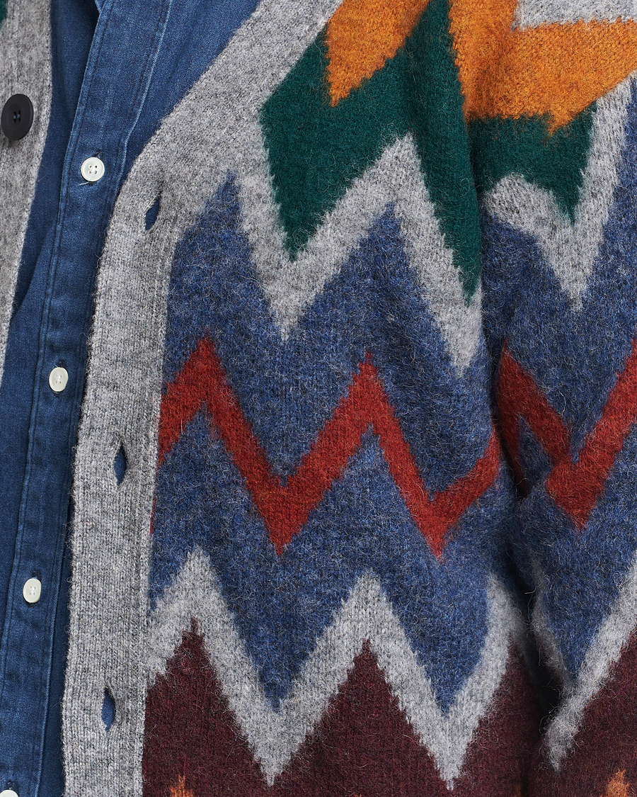 Homme | Pulls Et Tricots | Howlin' | Brushed Wool Cardigan Med Grey