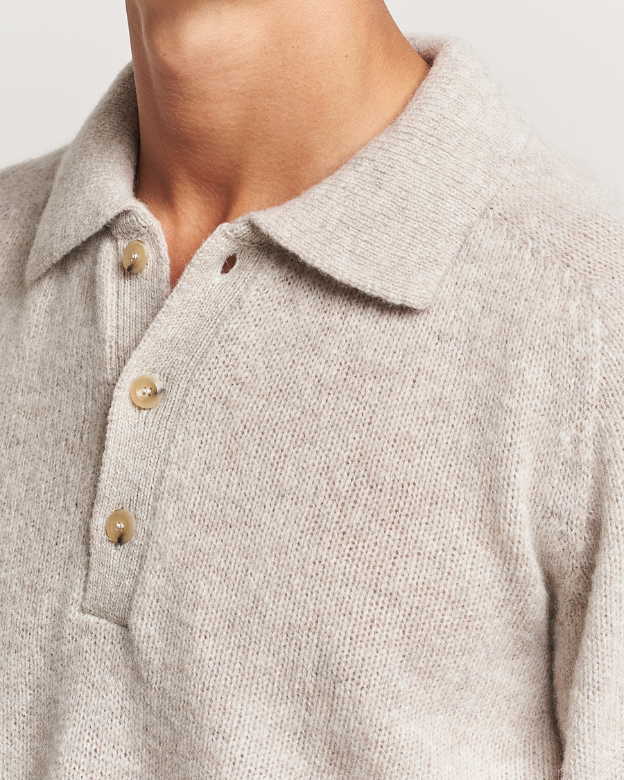 Homme | Pulls Et Tricots | Howlin' | Brushed Wool Polo Cosmic Latte