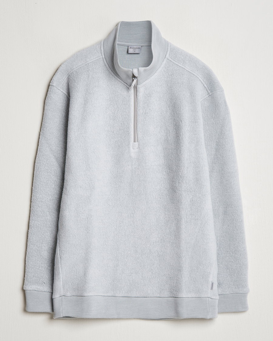 Homme | Pulls Et Tricots | Houdini | Alto Wool/Tencel Half Zip Cloudy Grey