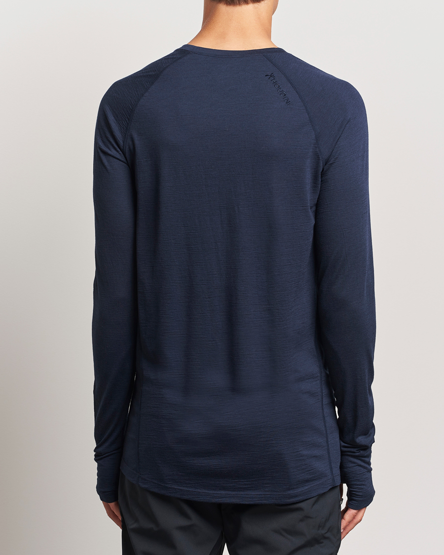 Homme | Pulls Et Tricots | Houdini | Desoli Merino Light Crew Blue Illusion