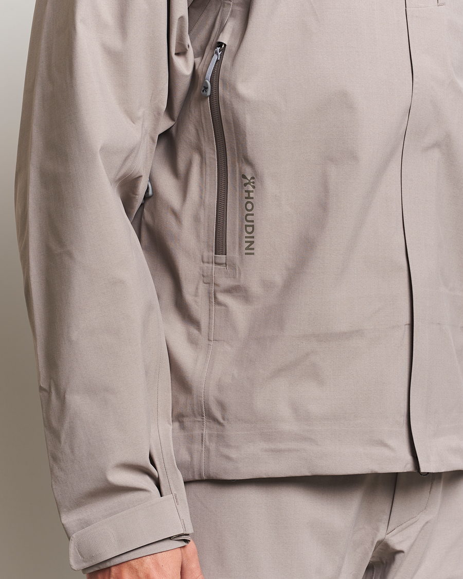 Homme | Manteaux Et Vestes | Houdini | Five To Nine Waterproof Shell Jacket Morning Haze