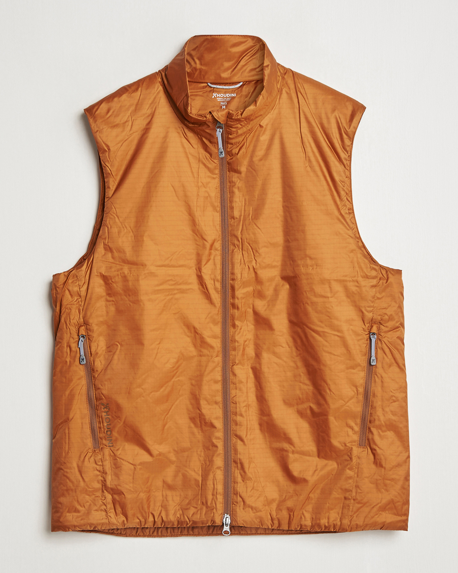 Homme | Manteaux Et Vestes | Houdini | Dunfri Primaloft Padded Vest Rust Brown