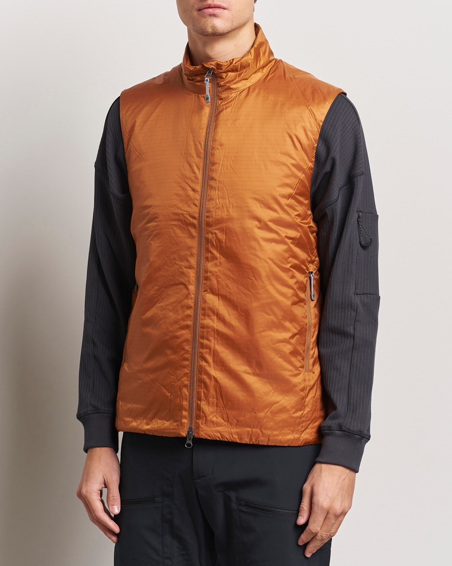 Homme | Manteaux Et Vestes | Houdini | Dunfri Primaloft Padded Vest Rust Brown