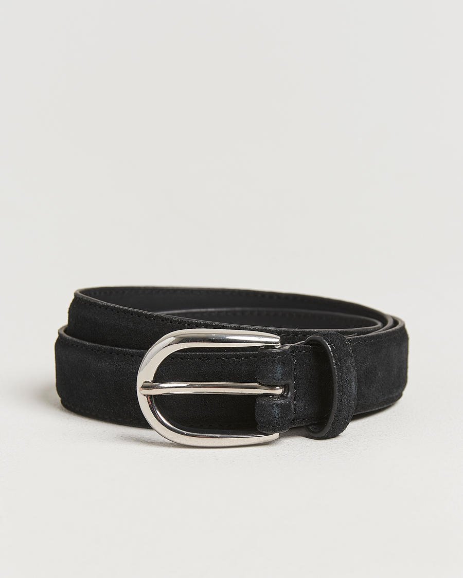 Homme | Loake 1880 Harry Suede Belt Black | Loake 1880 | Harry Suede Belt Black