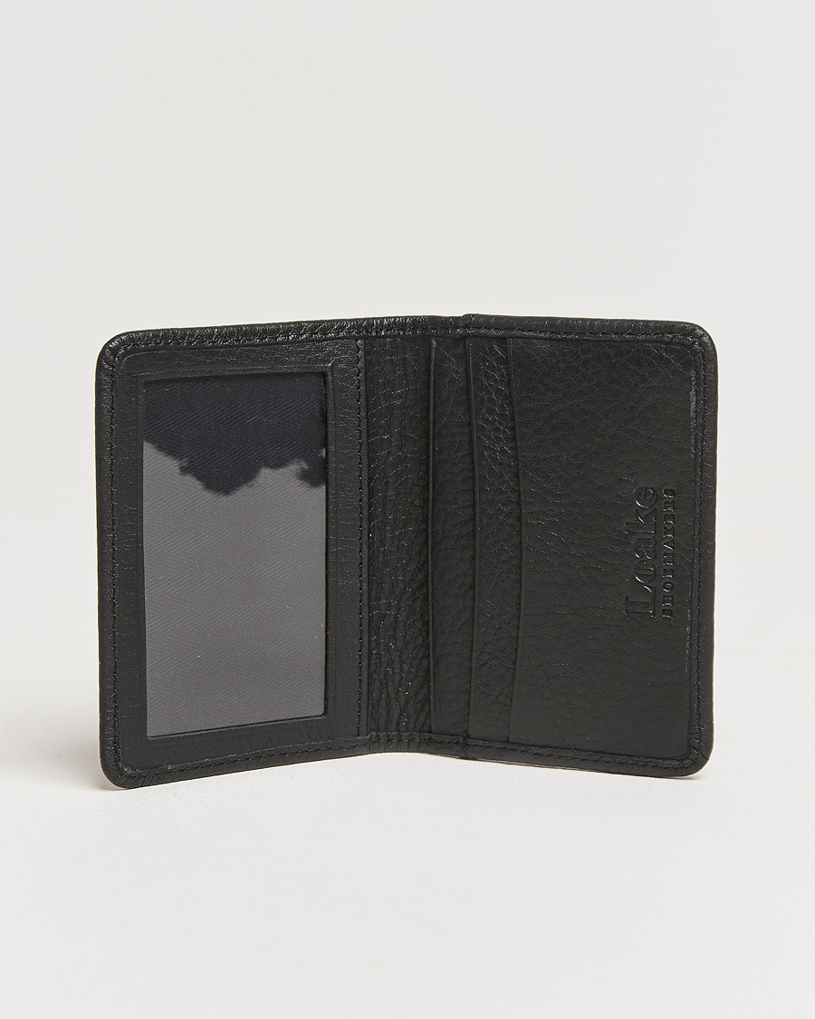 Homme | Portefeuilles | Loake Shoemakers | Fenchurch Grained Leather Card Holder Black