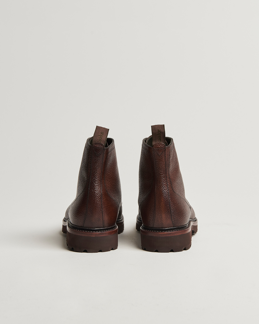 Homme | Bottes | Loake 1880 | Aquarius Grained Lightweight Boot Dark Brown