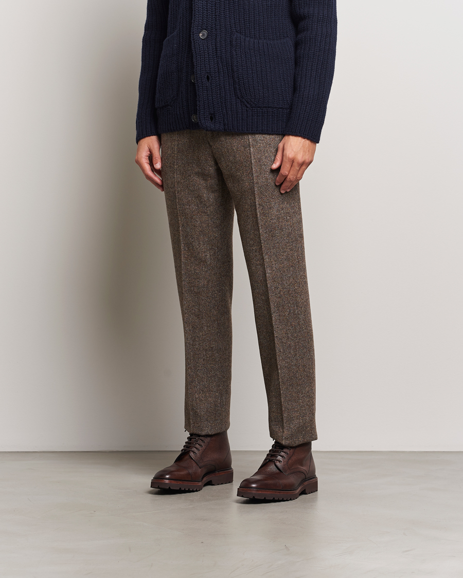 Homme | Bottes | Loake 1880 | Aquarius Grained Lightweight Boot Dark Brown