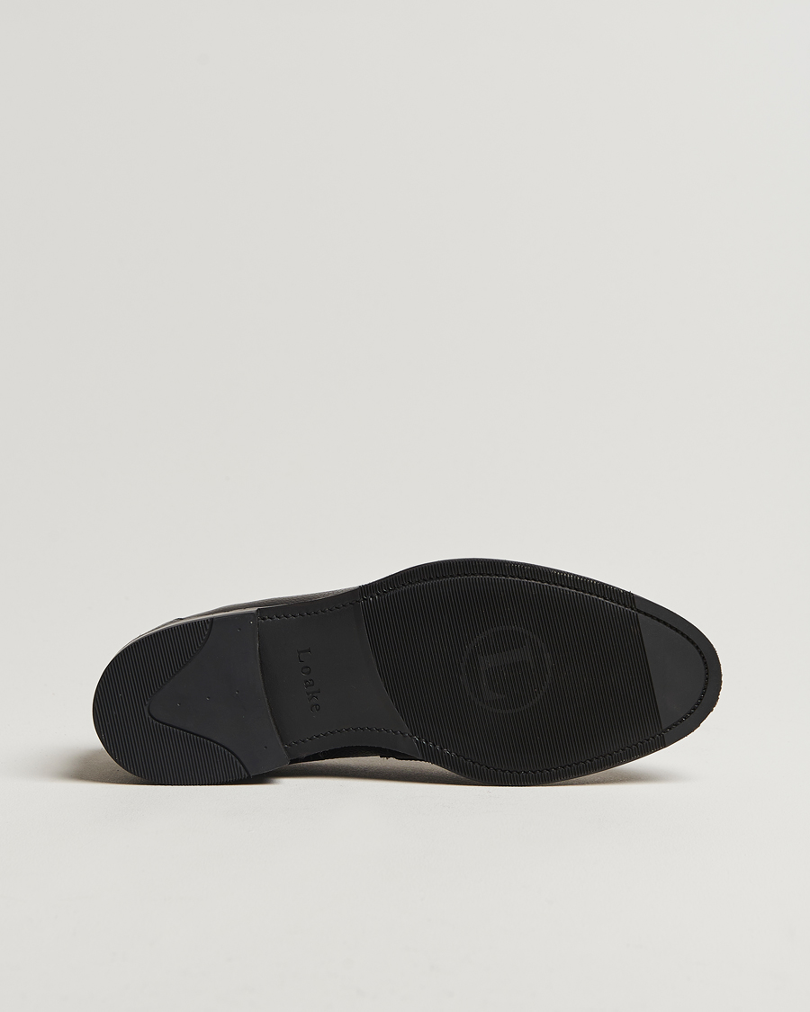 Homme | Loafers | Loake Shoemakers | Imperial Grained Penny Loafer Black