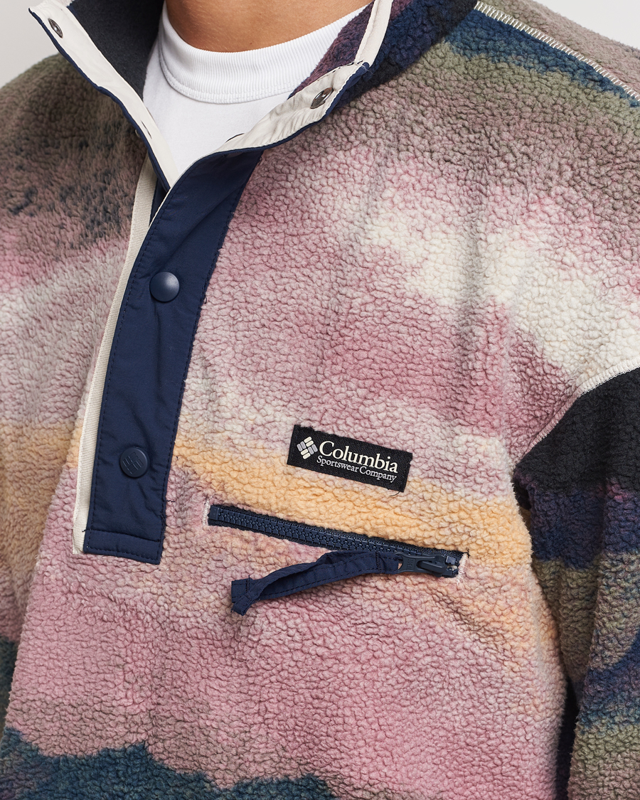 Homme | Pulls Et Tricots | Columbia | Helvetia Printed Half Snap Fleece Navy