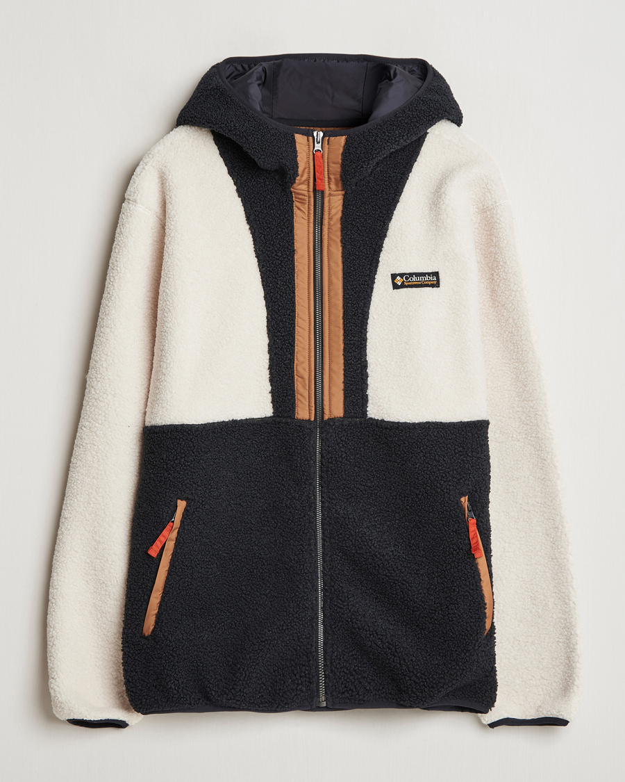 Homme | Pulls Et Tricots | Columbia | Backbowl Full Zip Fleece Hoodie Chalk/Black