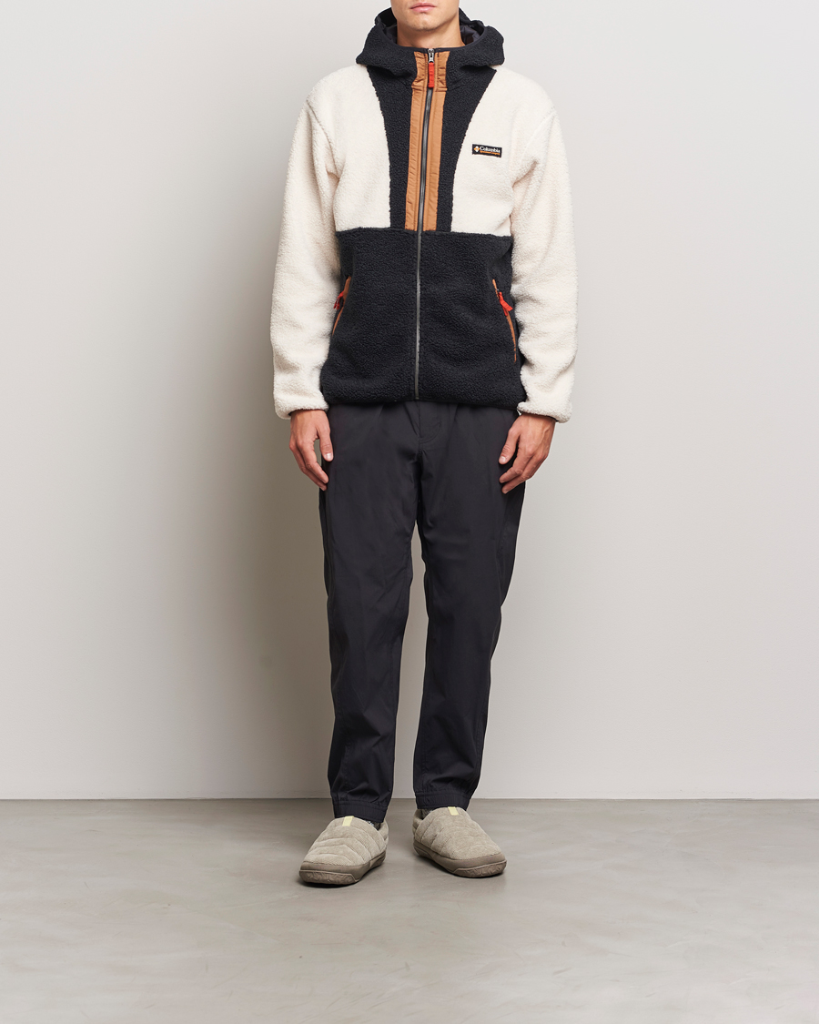 Homme | Pulls Et Tricots | Columbia | Backbowl Full Zip Fleece Hoodie Chalk/Black