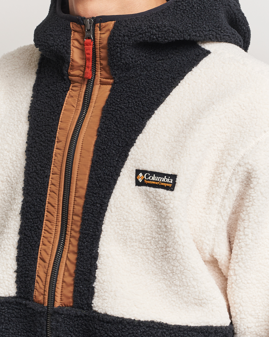 Homme | Pulls Et Tricots | Columbia | Backbowl Full Zip Fleece Hoodie Chalk/Black