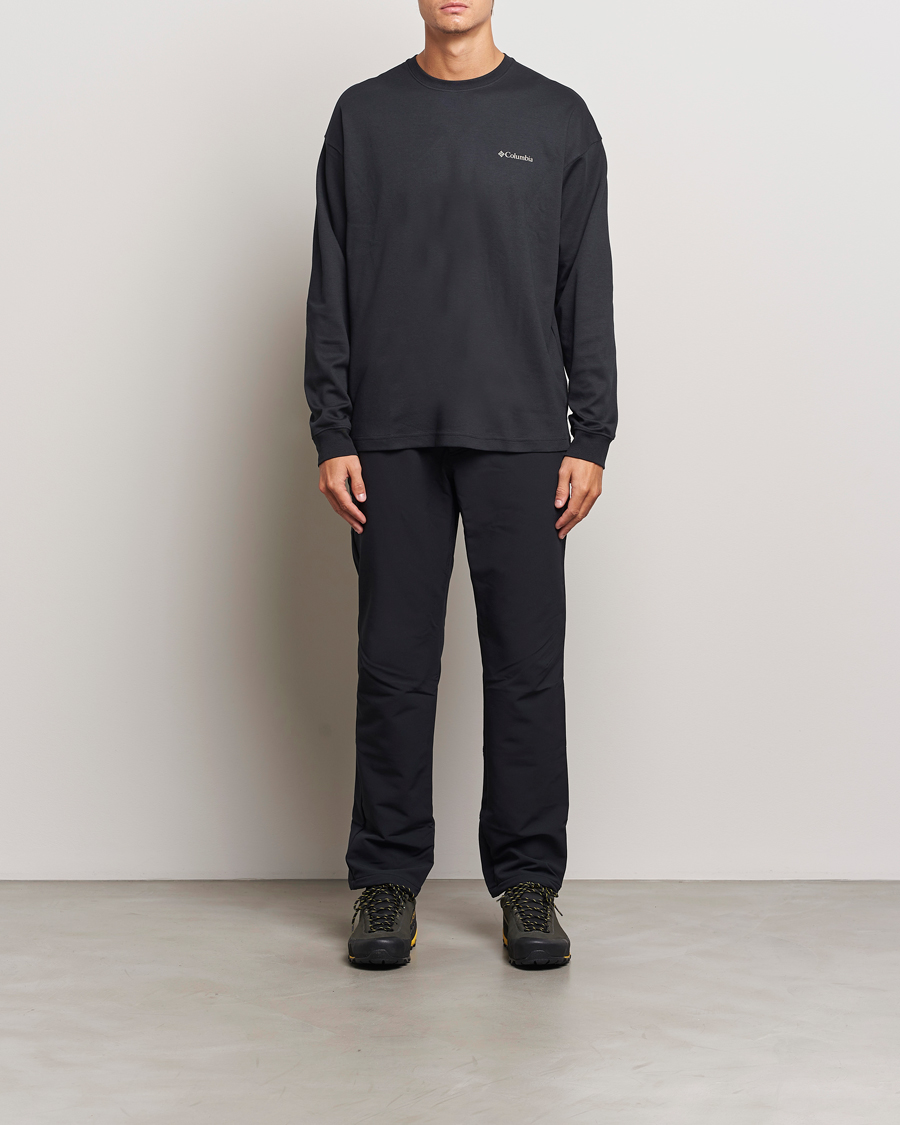 Homme | T-shirts | Columbia | Duxbery Relaxed Long Sleeve T-Shirt Black