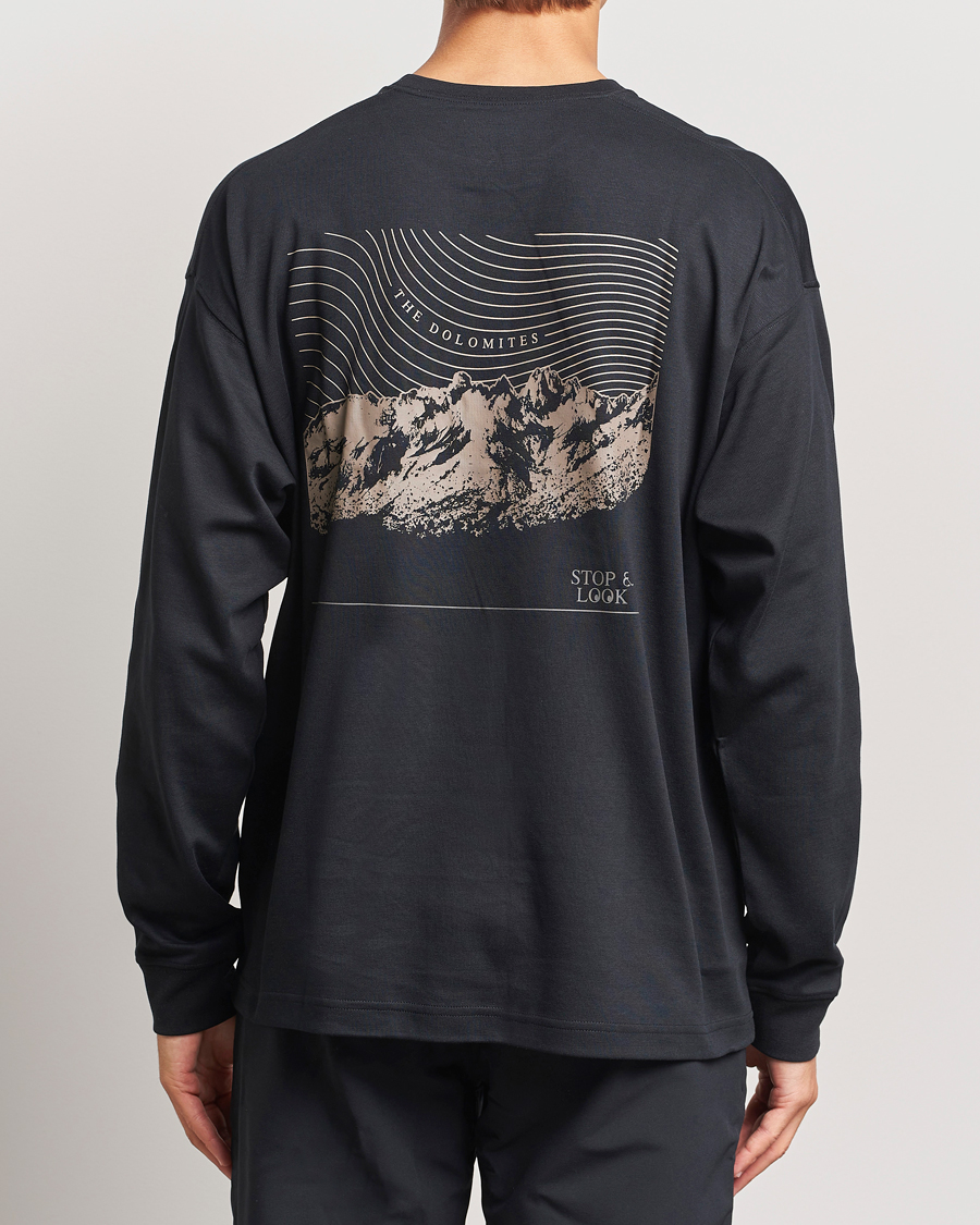Homme | T-shirts | Columbia | Duxbery Relaxed Long Sleeve T-Shirt Black