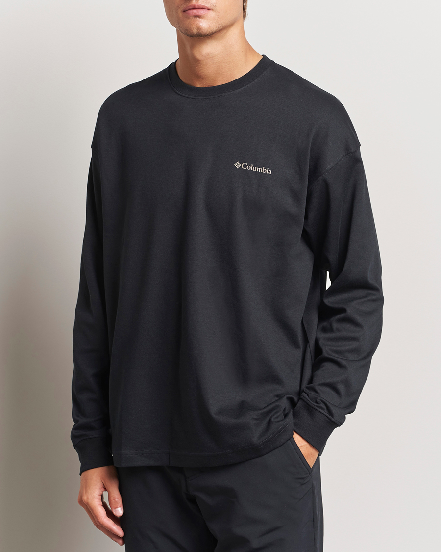 Homme | T-shirts | Columbia | Duxbery Relaxed Long Sleeve T-Shirt Black