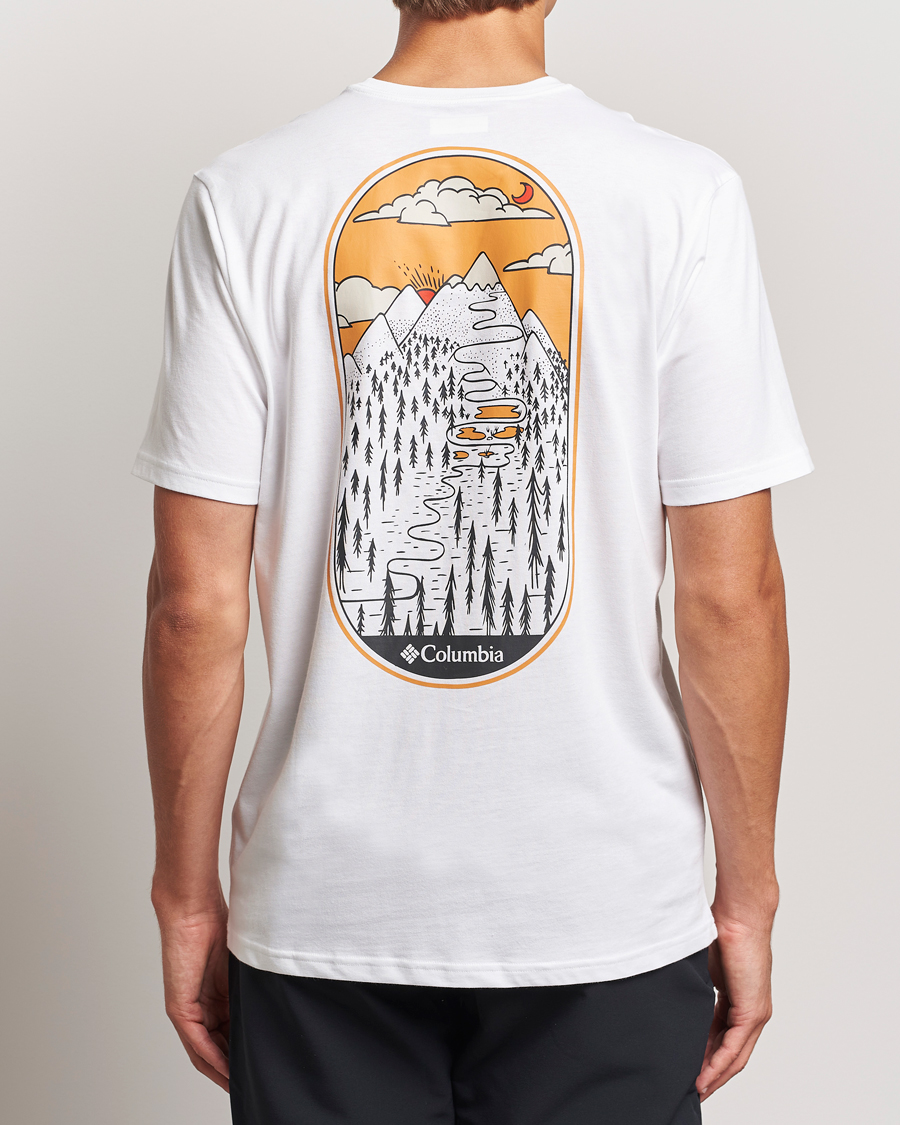 Homme | T-shirts | Columbia | Rockaway River Back T-Shirt White