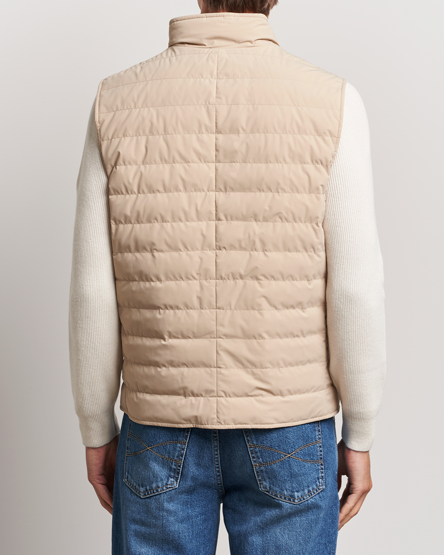 Homme | Manteaux Et Vestes | Brunello Cucinelli | Nylon Gilet Sand